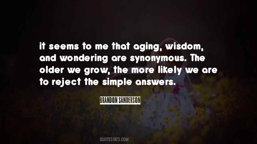 Quotes About Aging #1009869