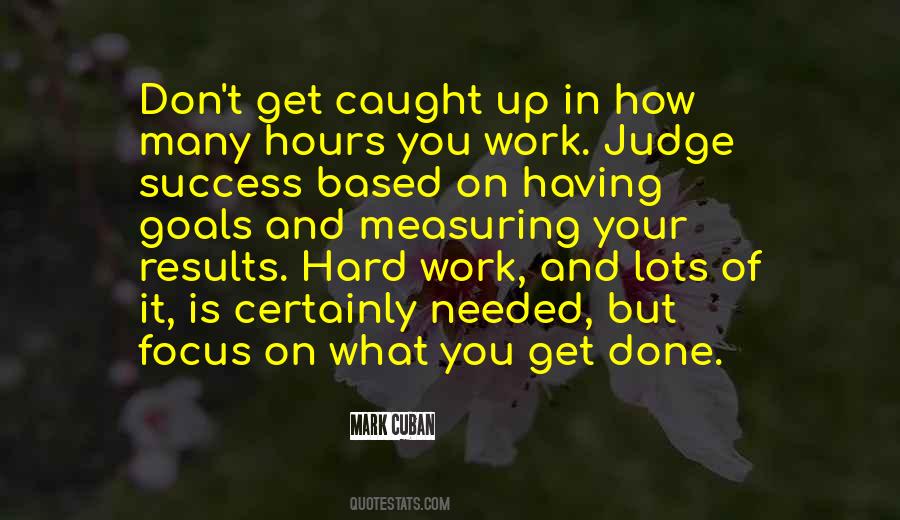 Quotes About Focus And Hard Work #158968