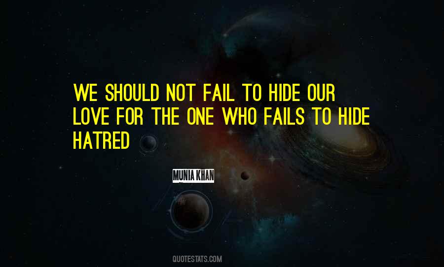 Quotes About Failure To Love #283531