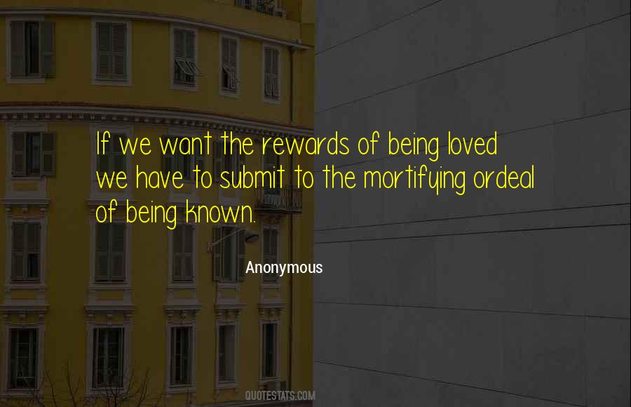 Being Known And Loved Quotes #594030