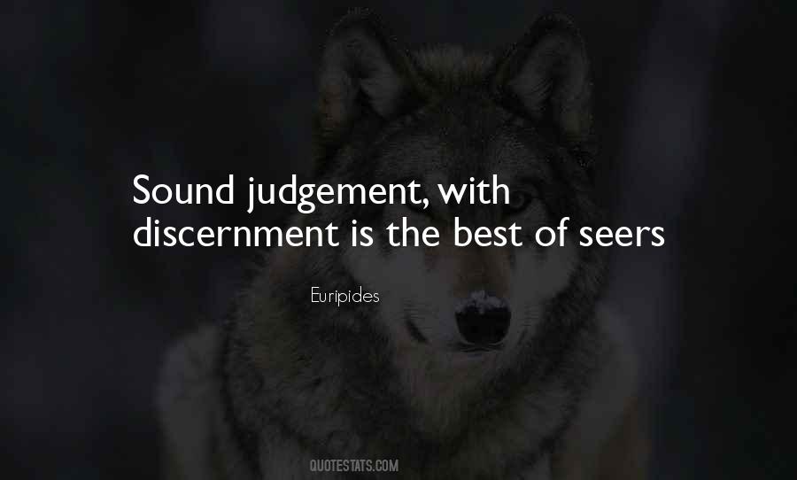 Quotes About Discernment #1377924