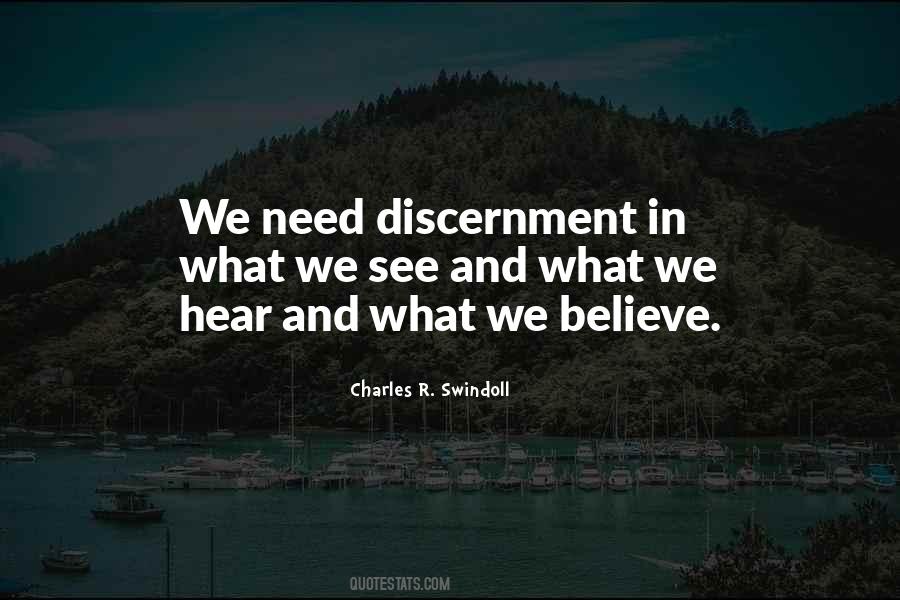 Quotes About Discernment #365934