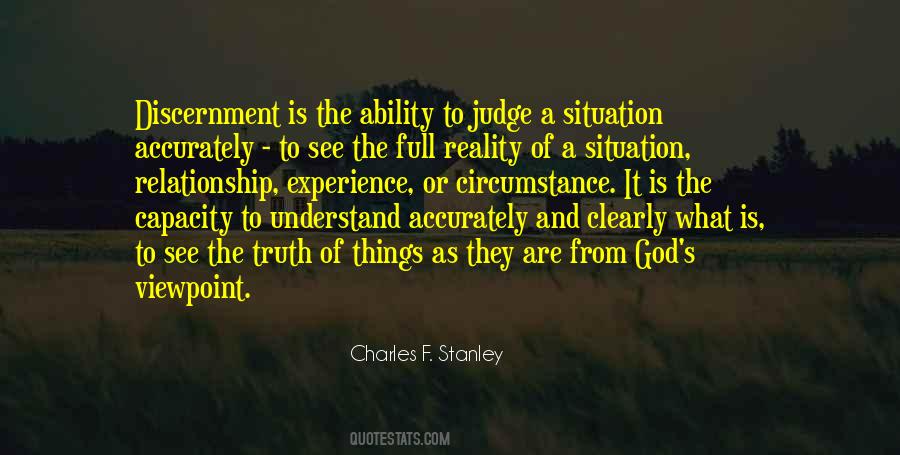 Quotes About Discernment #57177