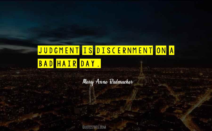 Quotes About Discernment #828213