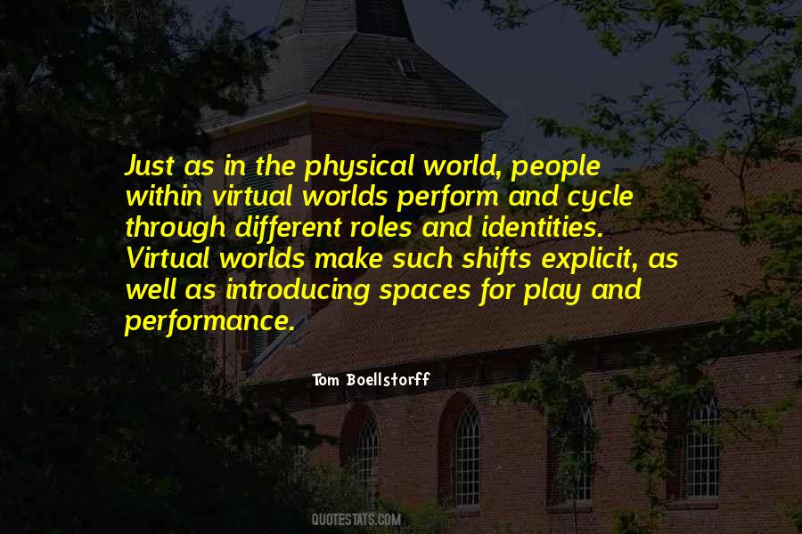Quotes About Virtual World #1640797