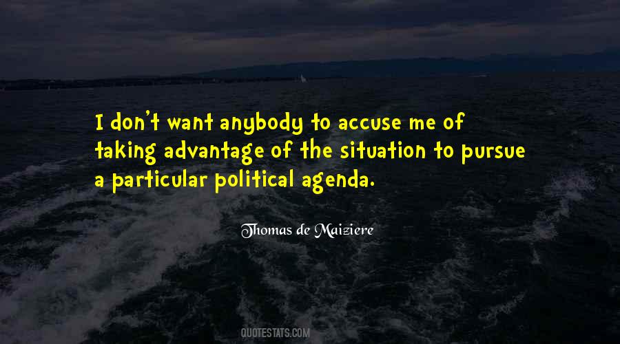 Quotes About Agenda #1406081