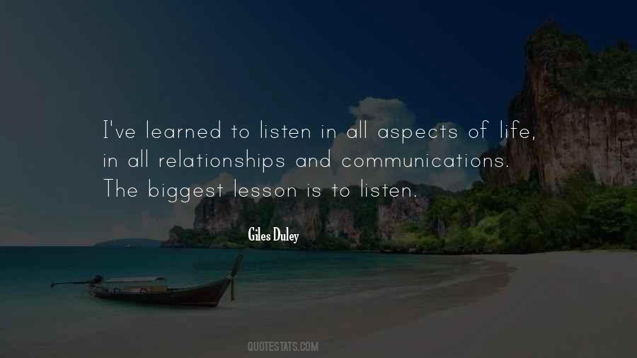 Aspects Of Communication Quotes #1831384