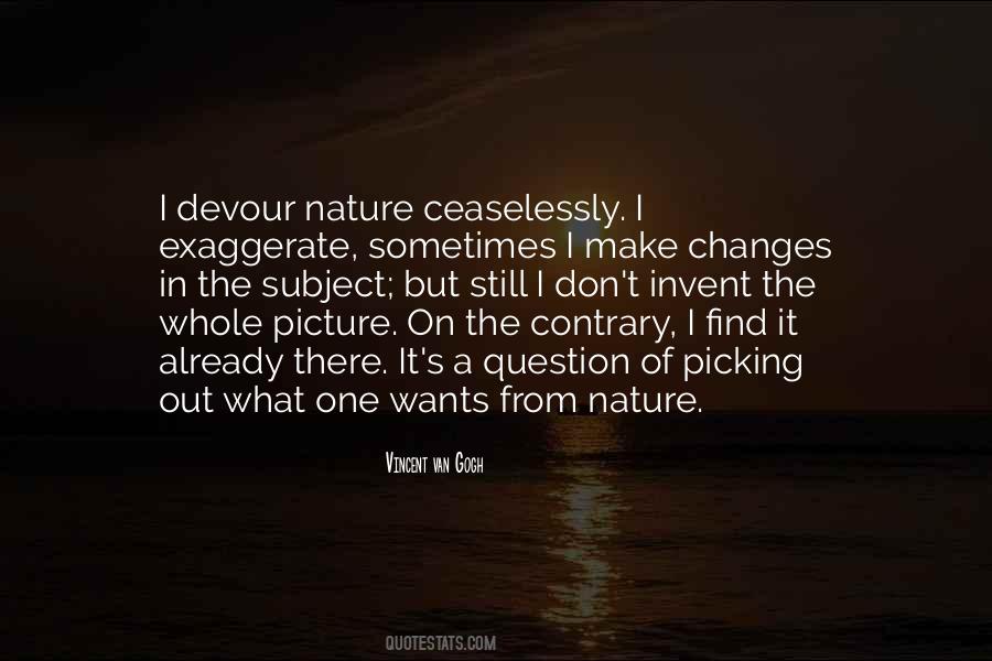 Quotes About Changes In Nature #524134