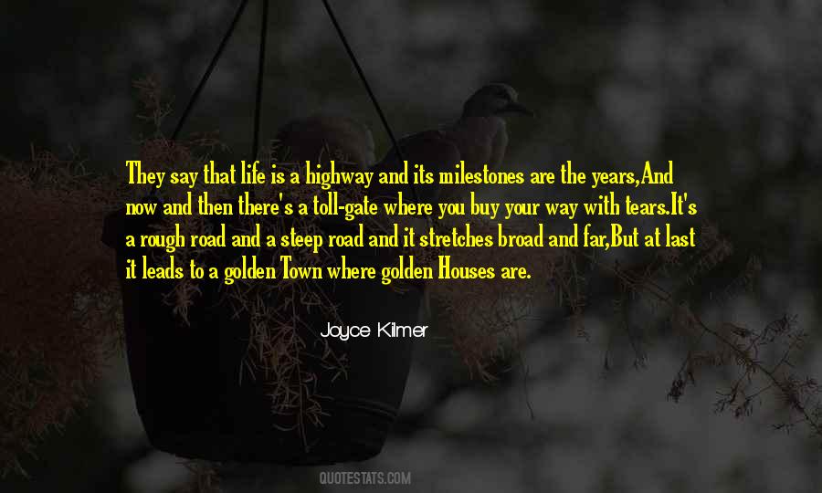 Quotes About A Rough Road #1228197
