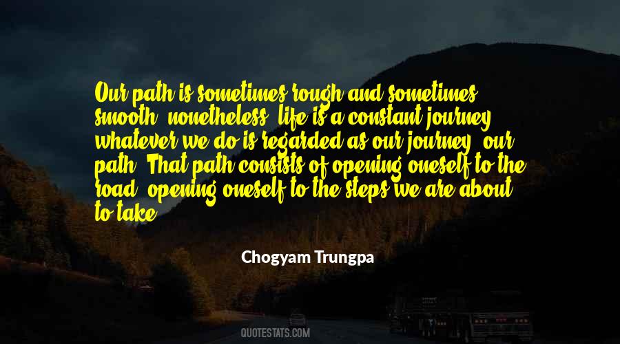 Quotes About A Rough Road #1675499