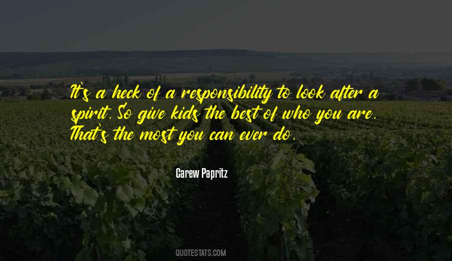 Quotes About Parents Responsibility #1251190