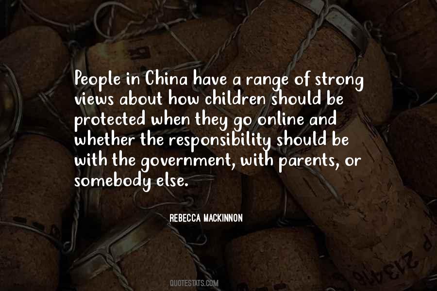 Quotes About Parents Responsibility #1341015