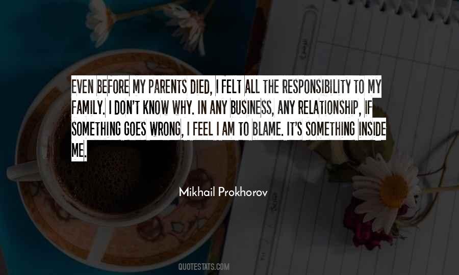 Quotes About Parents Responsibility #1383671