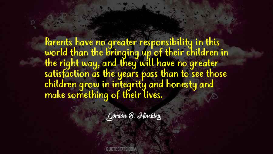 Quotes About Parents Responsibility #618990