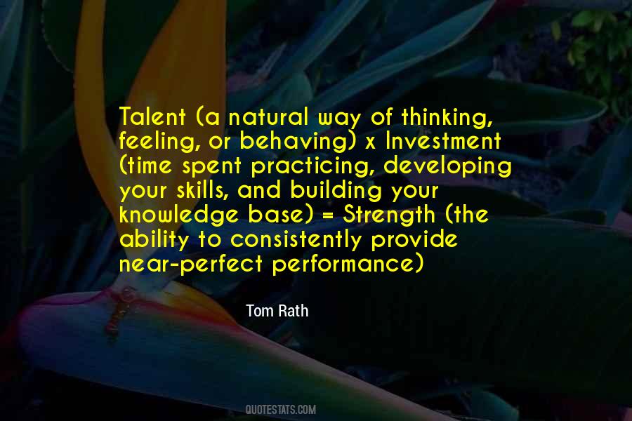 Quotes About Skills And Talent #1671839