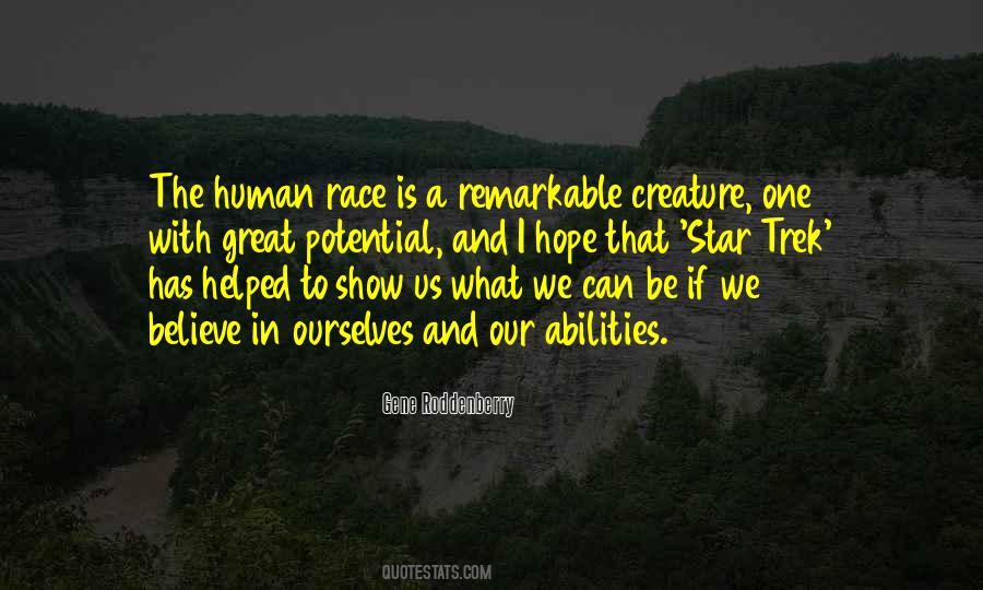 One Race The Human Race Quotes #609207