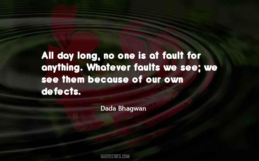 Quotes About Not Seeing Your Own Faults #1410141