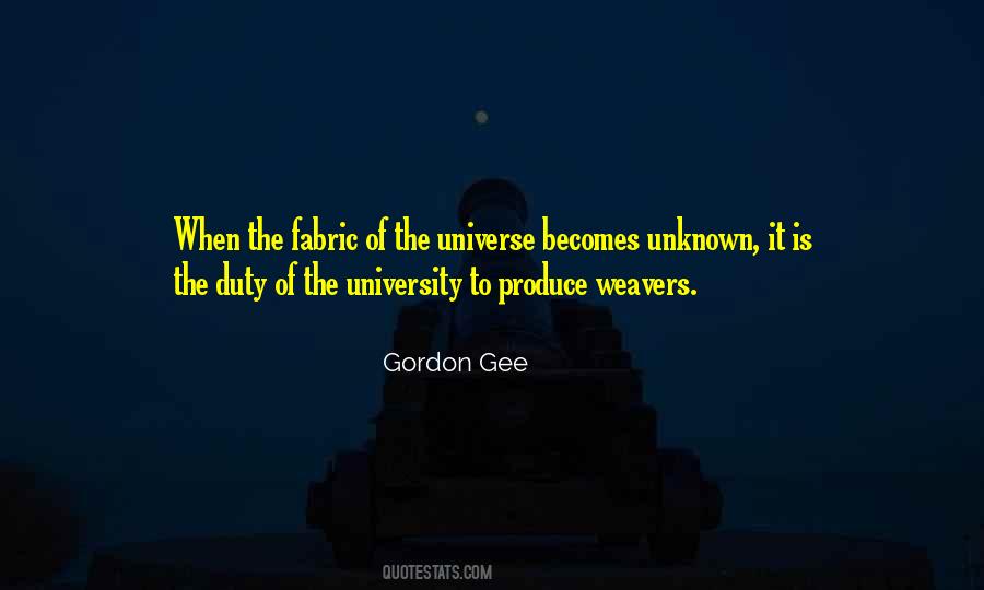 The Fabric Of The Universe Quotes #345081