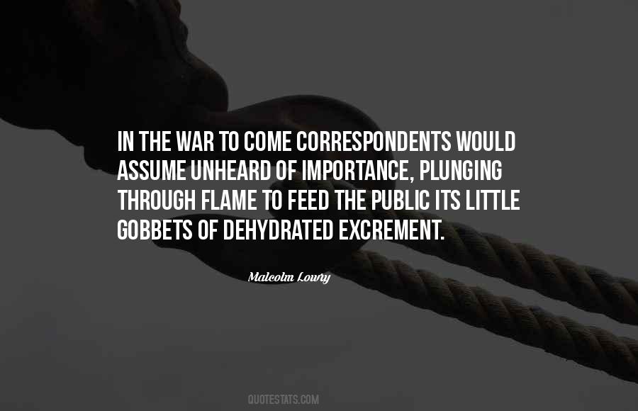 Quotes About War Correspondents #968365