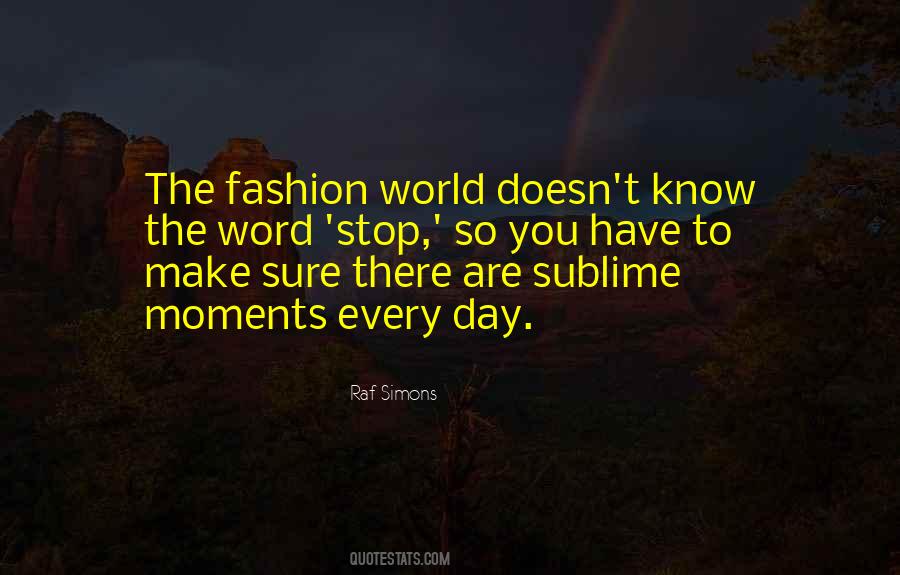 Fashion World Quotes #1644234