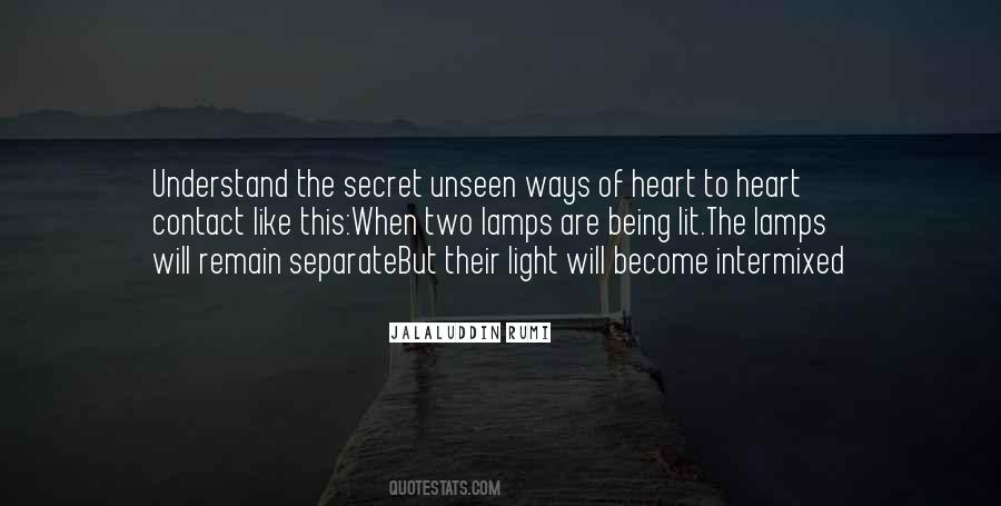 Quotes About Unseen #1342479