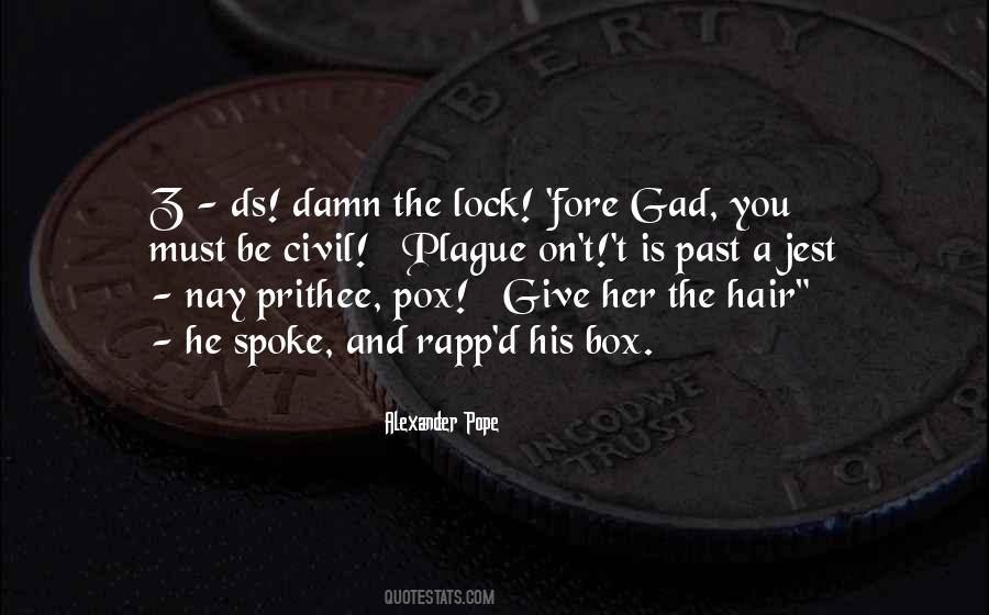 Hair Lock Quotes #690962