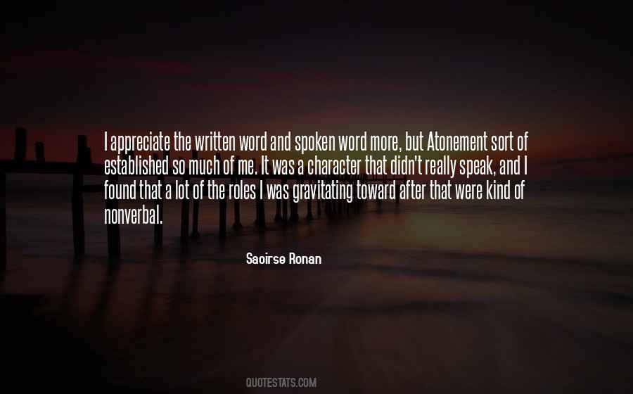 Quotes About Written Word #1032329