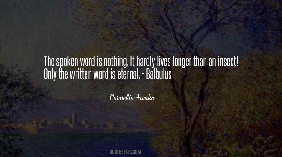 Quotes About Written Word #1819025