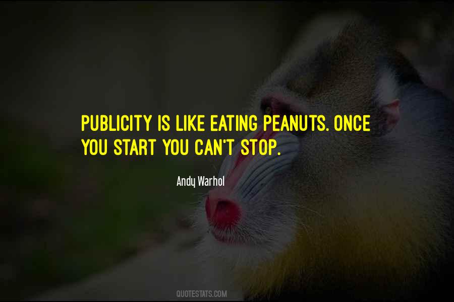 Quotes About Eating Peanuts #349623
