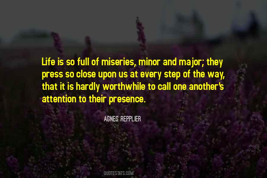 Quotes About Miseries Of Life #1359269