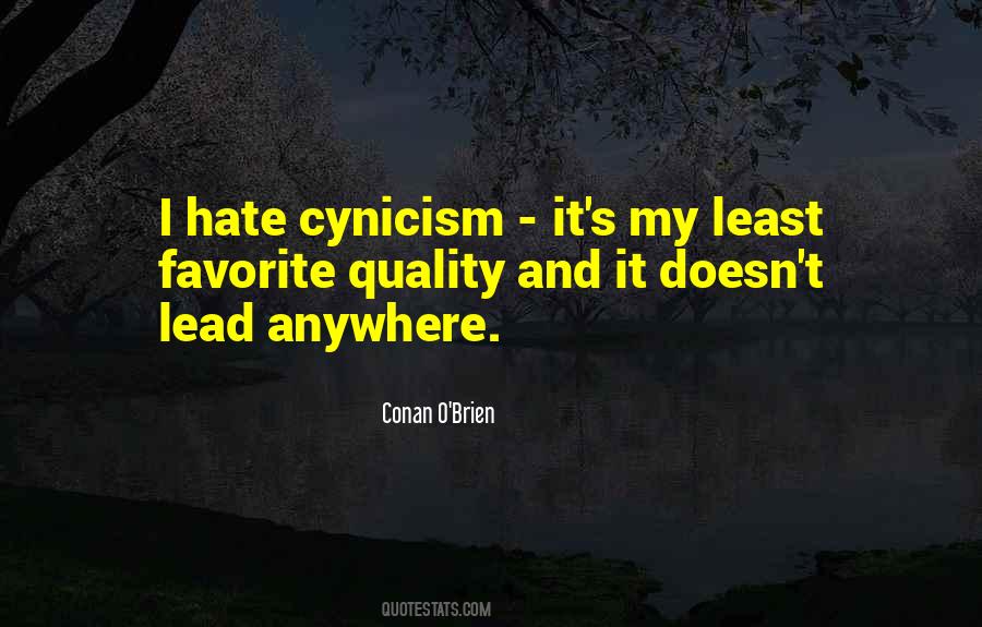 Quotes About Cynicism #1013666