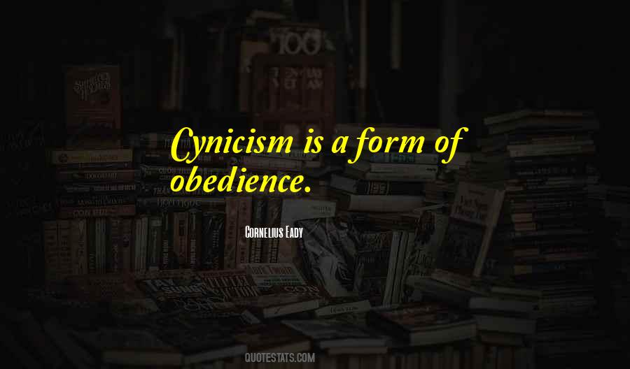 Quotes About Cynicism #1274646