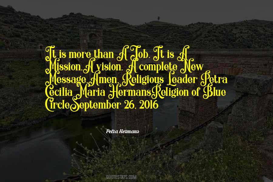 Religion Vision Quotes #108090