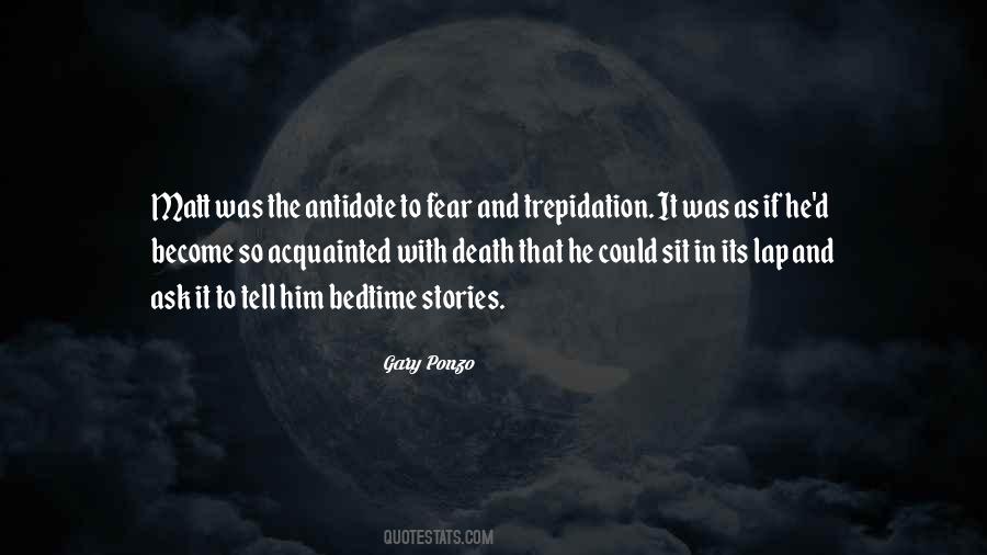 Quotes About Trepidation #1340940