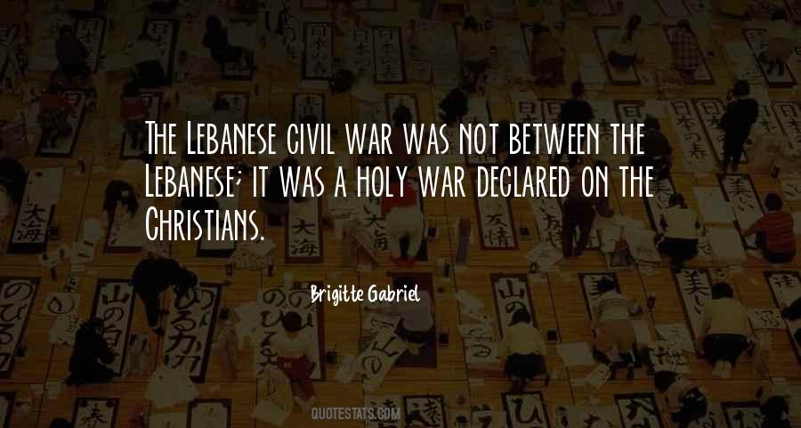 Quotes About Holy War #54609