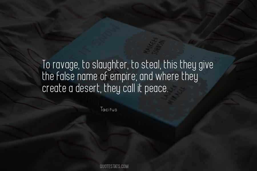 Quotes About Slaughter #1070986