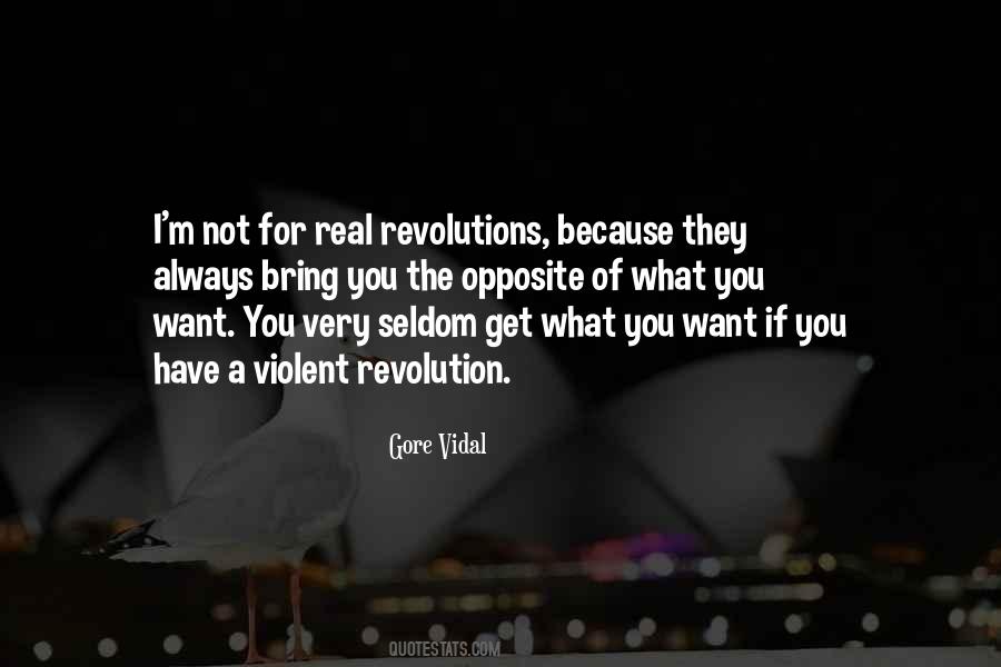 Violent Revolutions Quotes #1260883