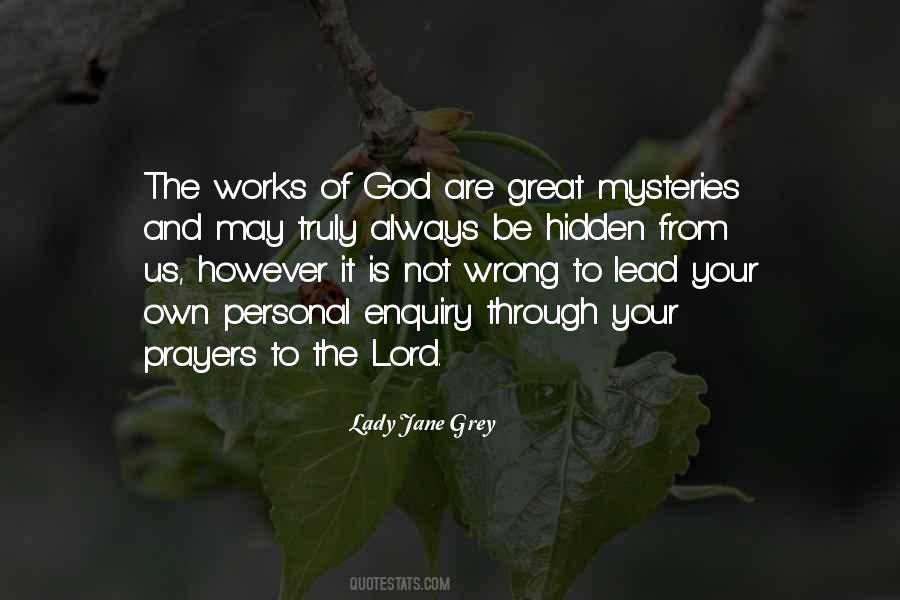 Quotes About The Works Of God #1286508