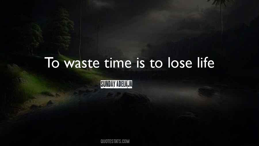 Quotes About Time Loss #325661