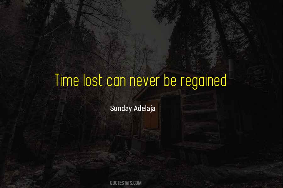 Quotes About Time Loss #438490