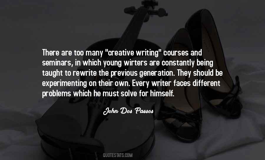 Writing Courses Quotes #204801