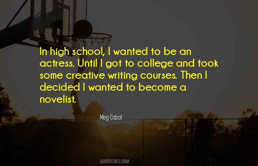 Writing Courses Quotes #481350