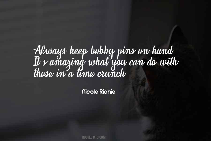 Quotes About Bobby Pins #1143156