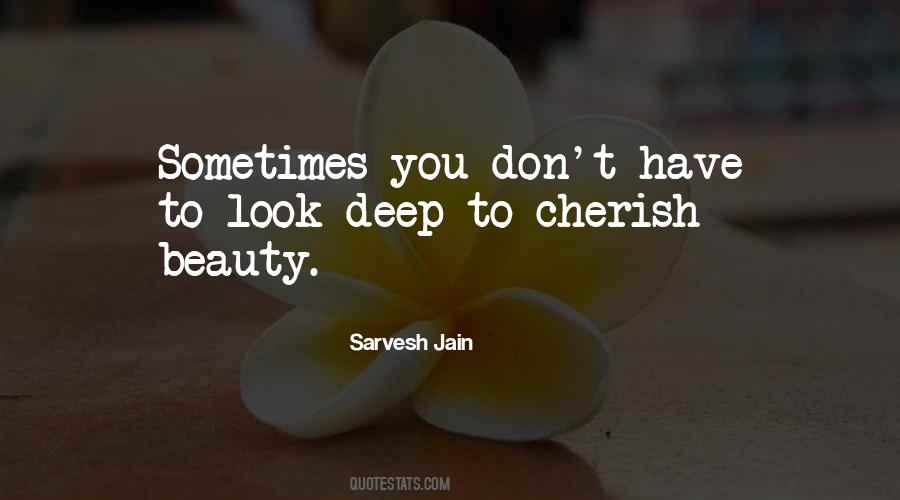 Deep Beauty Quotes #890081