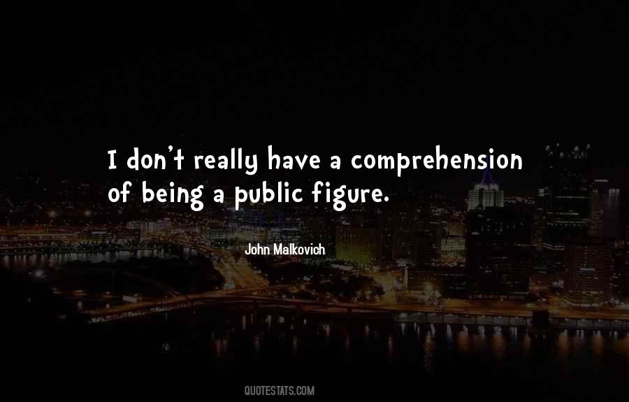 Quotes About Being A Public Figure #1112485