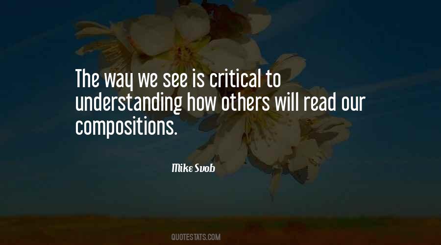 Way We See Quotes #1628263