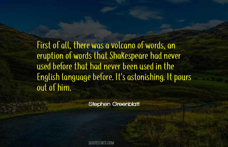 Quotes About Eruption #1094117
