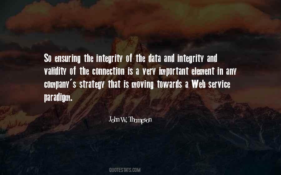Quotes About Data Integrity #1020086