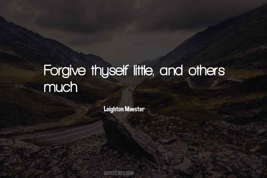 Quotes About Forgiving Others #352129