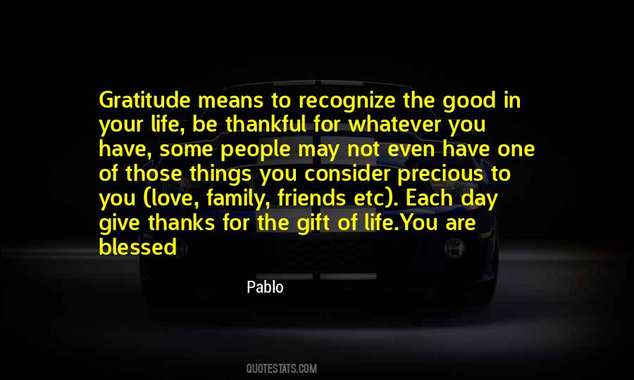 Quotes About Thankful And Blessed #1359009